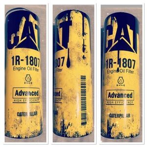 CAT Engine oil filter 20oz tumbler